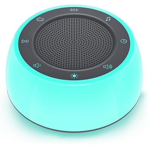 Sound Machine Baby, Kids Sound Machine with Light, White Noise Sound Machine for Sleep