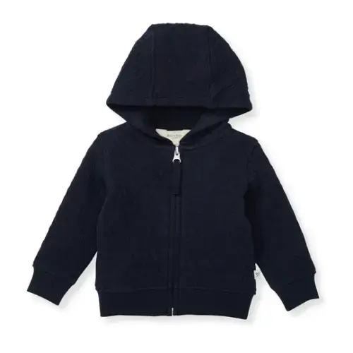 Organic Cotton Quilted Bee Baby Jacket - Midnight – Burt's Bees Baby