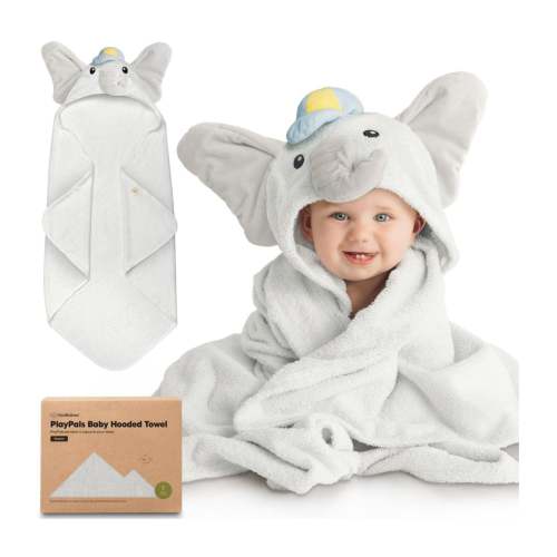 GOTS Certified, 100% Organic Cotton Hooded Towel