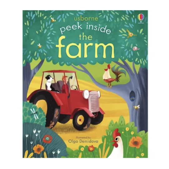 Peek Inside the Farm: An Engaging Lift-the-Flap Book About Farm Animals and Vegetables for Children (Ages 3-5)