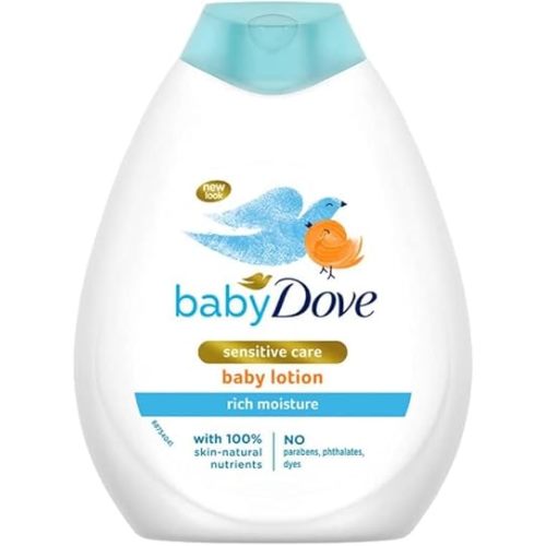 Dove Baby Rich Moisture Body Lotion - 13.5 Fl Oz / 400 mL x Pack of 3