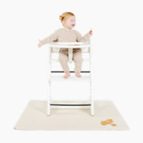 Gathre Easy Clean High Chair & Play Mat - Ivory