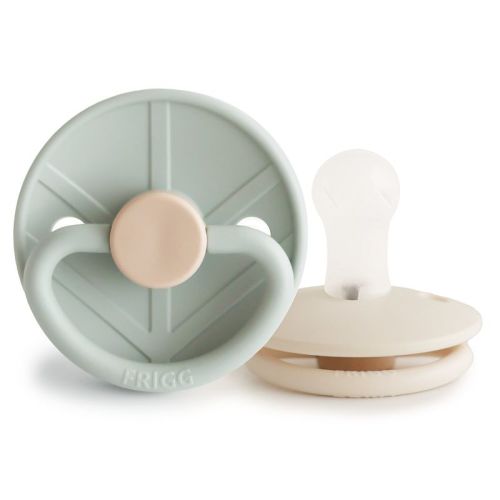 Frigg Little Viking Silicone 2-pack Sage/cream 0-6 Months