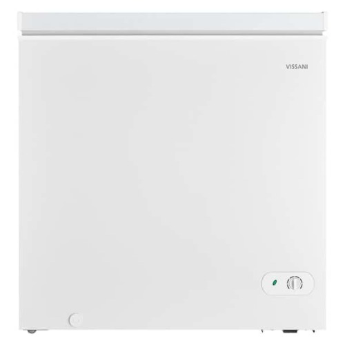 7.0 cu. ft. Manual Defrost Chest Freezer with LED Light in White Garage Ready