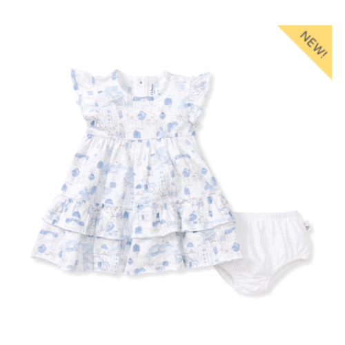 Santorini Baby Girl Dress & Diaper Cover