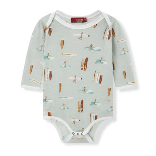 Vintage Surf Bamboo Long Sleeve One Piece