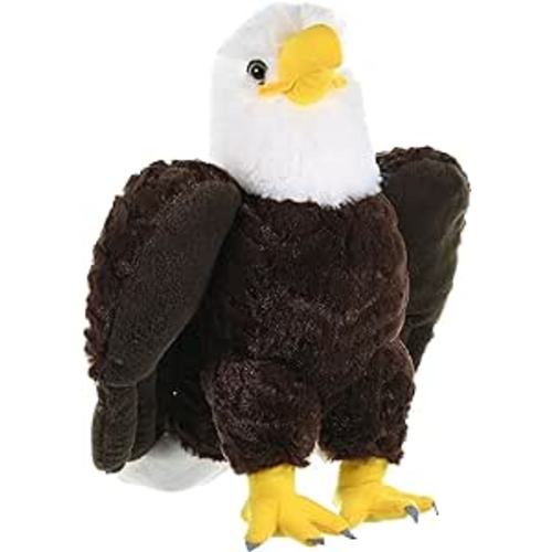 Wild Republic Bald Eagle Plush, Stuffed Animal, Plush Toy, Gifts for Kids, Cuddlekins 12 Inches