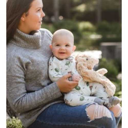 Storybook Bear Organic Baby Zip Front Loose Fit Footed Pajamas | Burt's Bees Baby®