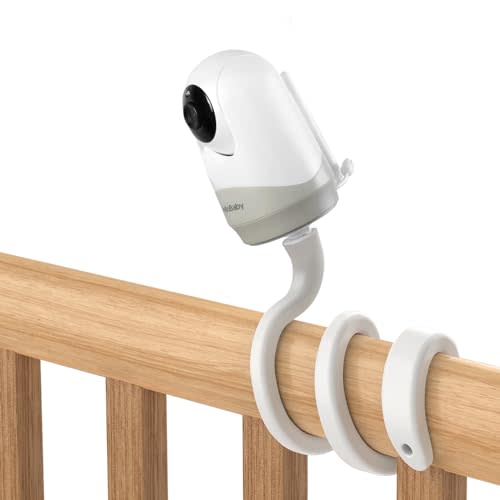 Aobelieve Flexible Twist Mount for HelloBaby HB6550, HB6560, HB65, HB66, HB6339, HB6081 and HB40 Baby Monitor