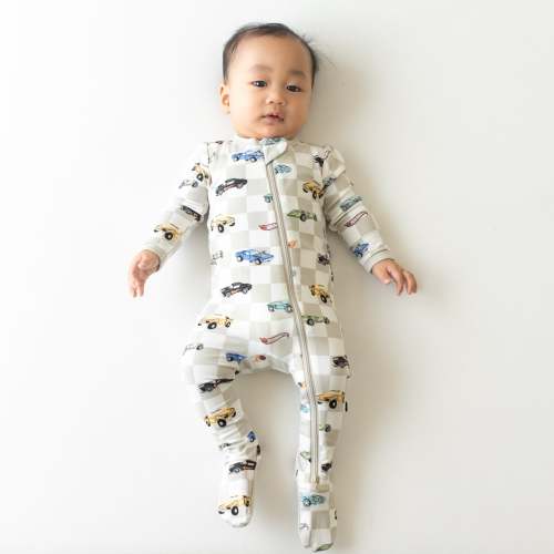 Zippered Footie in Fast and Fierce