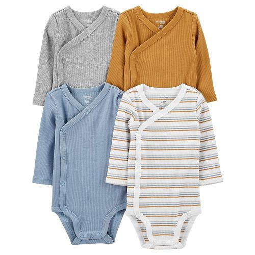 Simple Joys by Carter's unisex-baby 4-pack Side Snap Bodysuit