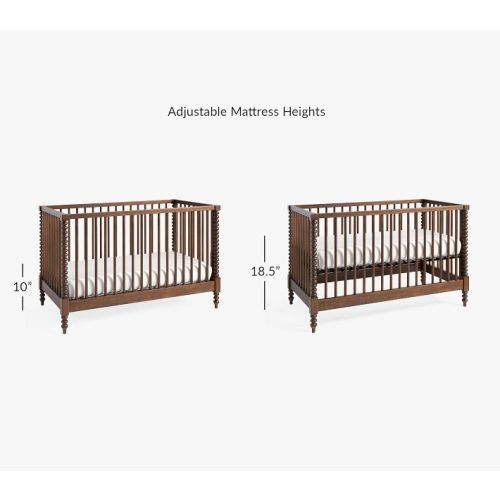 Chris Loves Julia Turned Wood Convertible Crib | Pottery Barn Kids