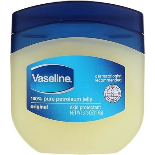 Vaseline Petroleum Original Healing Jelly Skin Protectant, 3.75 Oz (2 Pack)