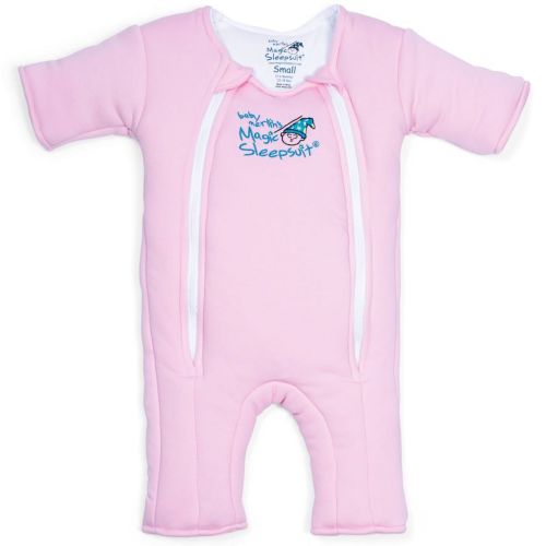 Free Shipping! Baby Merlin's Magic Sleepsuit - Infant Swaddle Transition Product - Cotton - Pink - 3-6 Months - Unisex