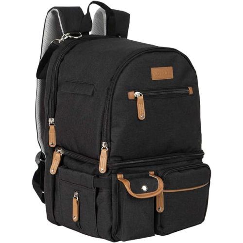 Breast Pump Backpack - Mother Outdoor Working Backpack with 13 Inch Laptop Compartment Fit Most Breast Pumps (Black)
