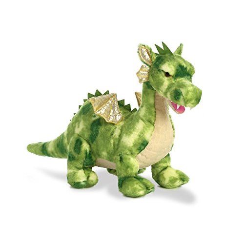 Aurora® Ferocious Dinos & Dragons Vollenth The Green™ Stuffed Animal - Prehistoric Fun - Cuddly Companions - Green 18 Inches