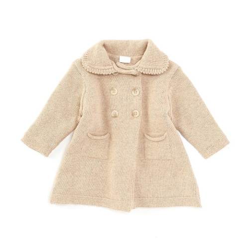 Edgehill Collection Baby Girls 3-24 Months Knit Double Breasted Sweater