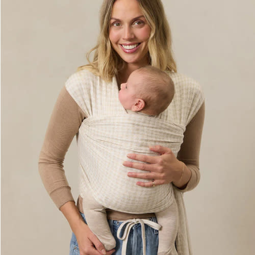 Cream Houndstooth Wrap