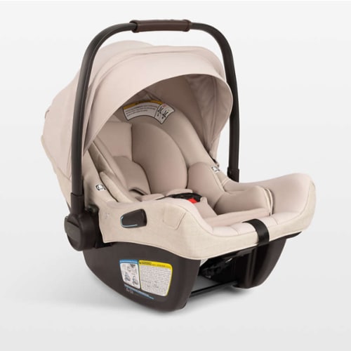 Nuna ® PIPA ™ aire rx Biscotti Brown Reclining Infant Car Seat + PIPA RELX Base