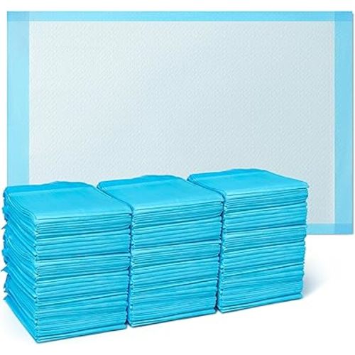 Medline Disposable Chucks Pads, 23 x 36 inches (Pack of 150), Ultra-Light Absorbency Pee Pads for Surface Protection, Disposable Diaper Changing Pads for Baby, Puppy Pads for Dog Potty Training