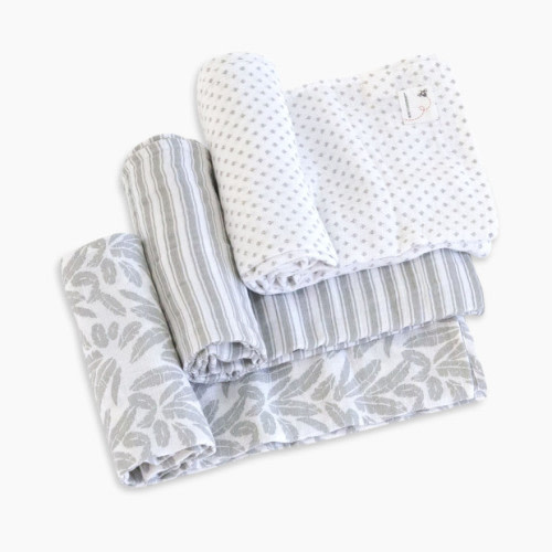 Organic Cotton Muslin Swaddle Blankets (3 Pack) - Dottie Bee