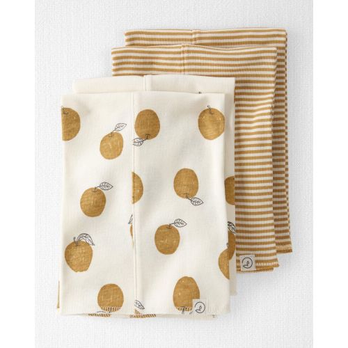 4-Pack Organic Cotton Utility Cloths COLOR - Golden Orchard