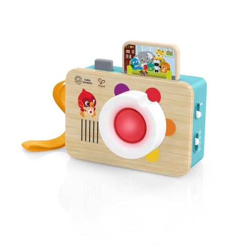 Baby Einstein + Hape Learning Lens Toy Camera for Pretend Play, Ages 6 Months and Up