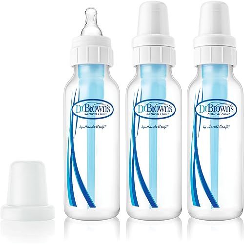 Dr. Brown's Natural Flow Anti-Colic Baby Bottles - 8oz - 3pk