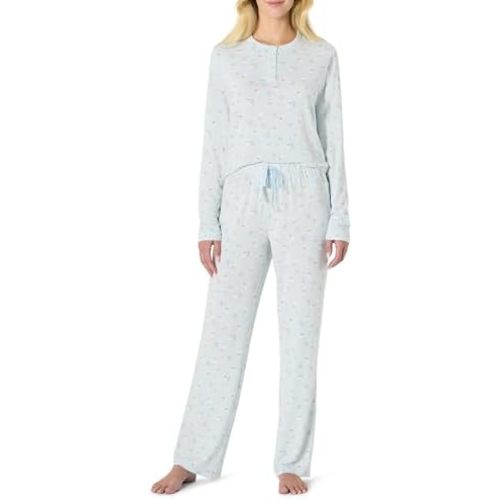 Amazon Essentials x Sofia Grainge Women's Long Sleeve Henley Pajama Set