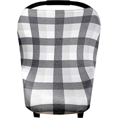 Copper Pearl Baby Car Seat Cover Canopy and Nursing Cover Multi-Use Stretchy 5 in 1 Gift 'Hudson'