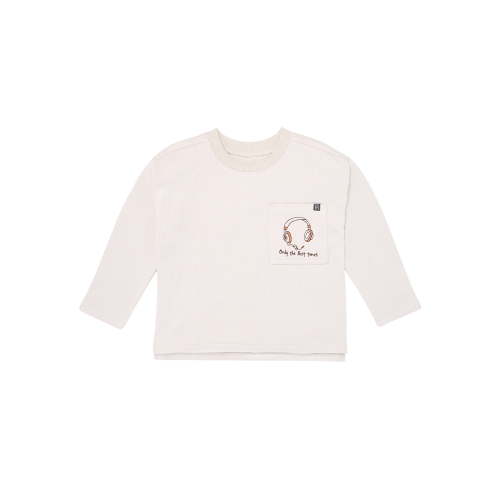 Modern Moments by Gerber Toddler Boy Organic Drop Shoulder Tee With Oversized Pocket, Sizes 12 Months - 5T