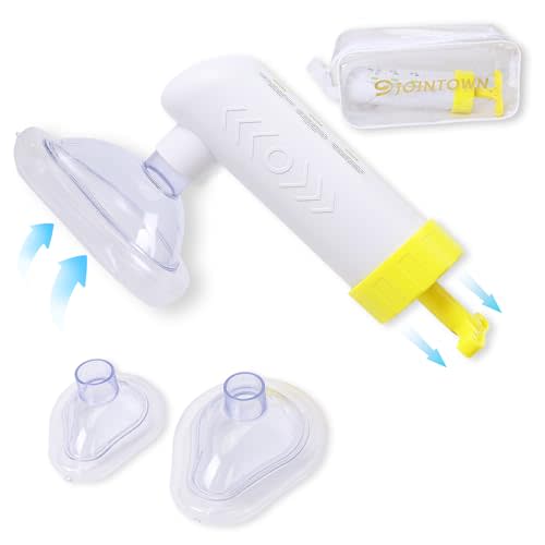 Jointown FSA HSA Choking Rescue for Kids and Adults, Portable Airway Suction Apparatus, Anti Choking Device, First Aid Home Kit for Children and Adults, Removal Suction Apparatus, with 3 Size Masks