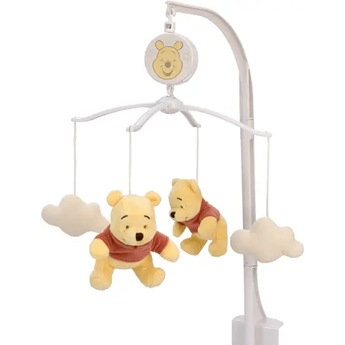 Disney Winnie The Pooh - Blustery Day Plush Clouds Musical Mobile