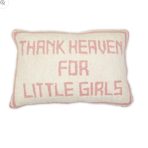 Two's Company Thank Heaven Punch Embroidery Decorative Throw Pillow – Smyth Jewelers