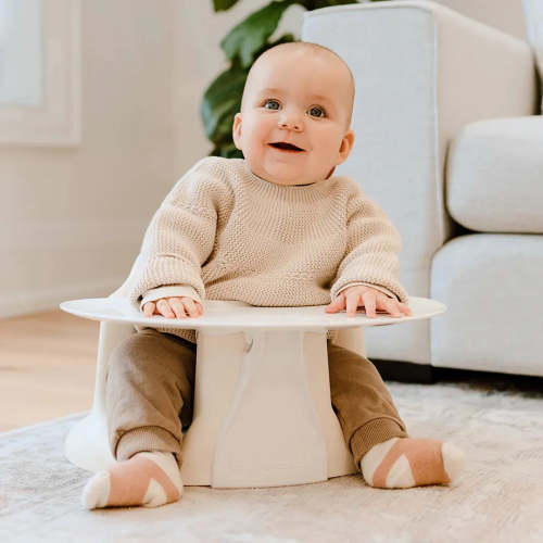 Baby Floor & Booster Seat with Tray - Coconut