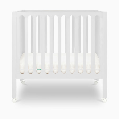 Newton Baby Galileo Mini Crib & Newton Mini Crib Mattress - White