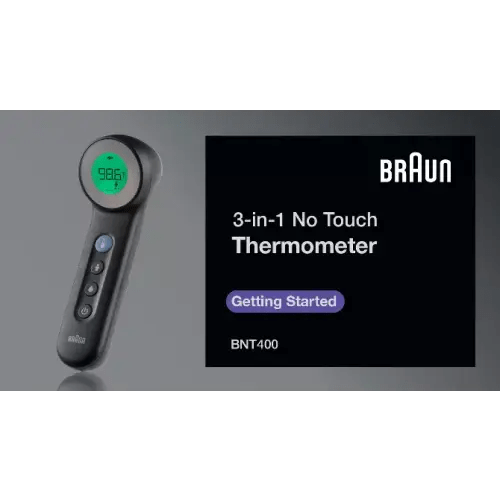 Braun No Touch Battery-Powered Thermometer