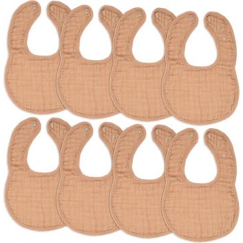 Muslin Baby Bibs, Pack of 8