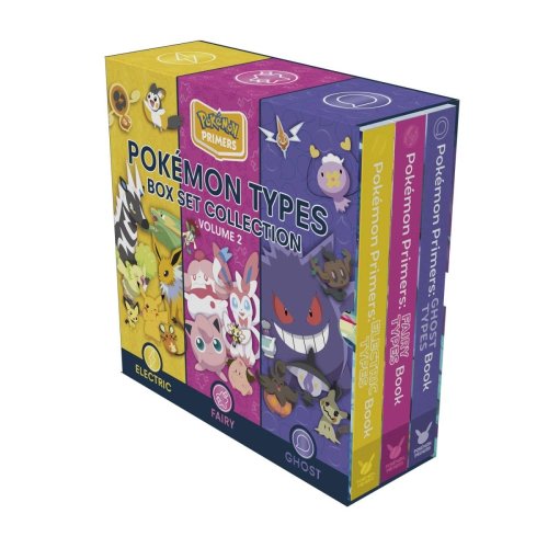Pokémon Primers Types: Box Set Collection Volume 2 (Electric, Fairy & Ghost) | Pokémon Center Official Site