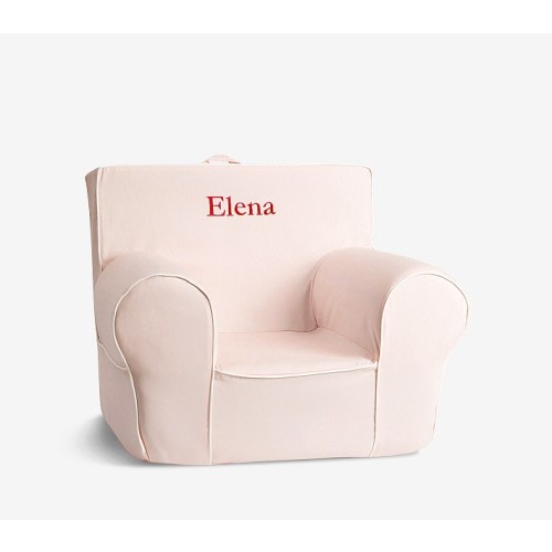 Kids Anywhere Chair®, Blush with White Piping