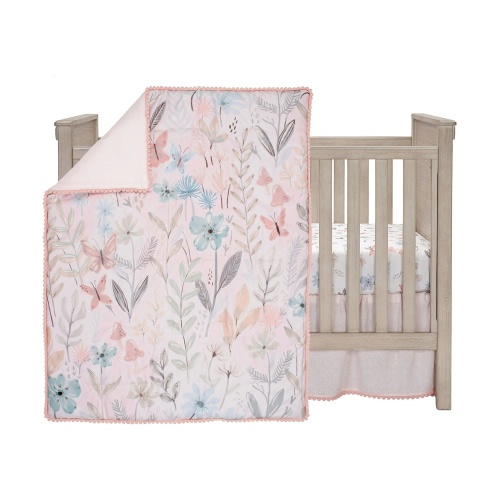 Baby Blooms 3-Piece Crib Bedding Set
