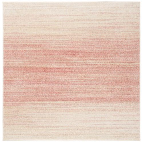 Mercury Row® Teen Teagan Pink/Ivory Area Rug & Reviews | Wayfair
