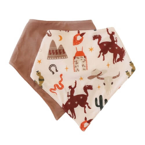 Giddy Up 2pc Bandana Bibs
