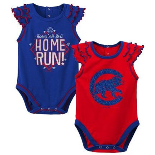 Chicago Cubs Newborn Home Run Creeper Set