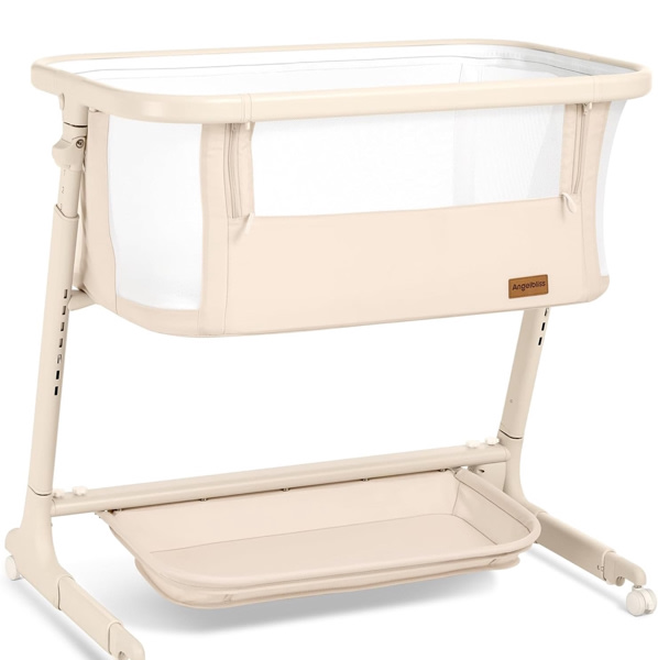 3 in 1 Smart Electric Baby Bassinet: Auto-Rocking Bassinet, Bedside Sleeper & Adjustable Height BN13