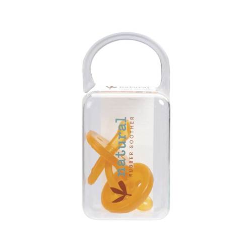 Natural Rubber Soother Twin Pack Small Orthodontic 0-6 mths 2pk