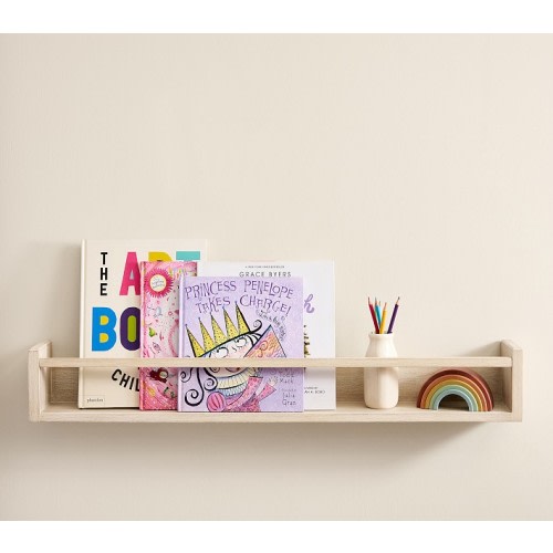 Biscotti Wood And Acrylic Shelving (36")