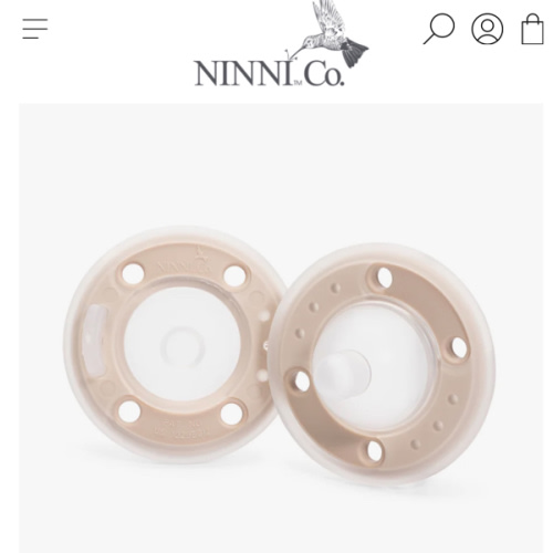 Ninni Pacifier Oatmeal 2 Pack