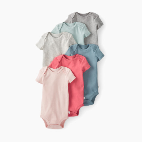 Little Planet Organic Cotton Rib Bodysuits (6-Pack) - Assorted