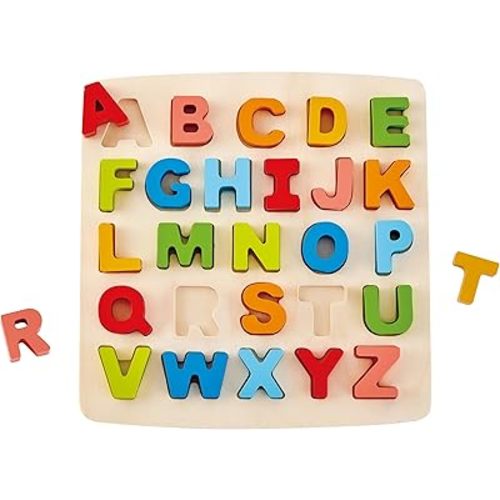 Hape Alphabet Blocks Wooden Learning Puzzle